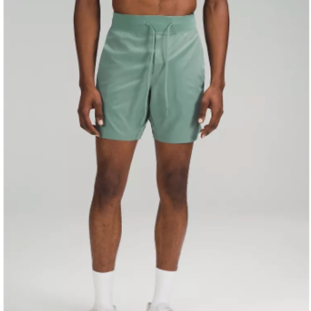 LULULEMON T.H.E. LINERLESS SHORT 7" TIDEWATER TEAL (S)
